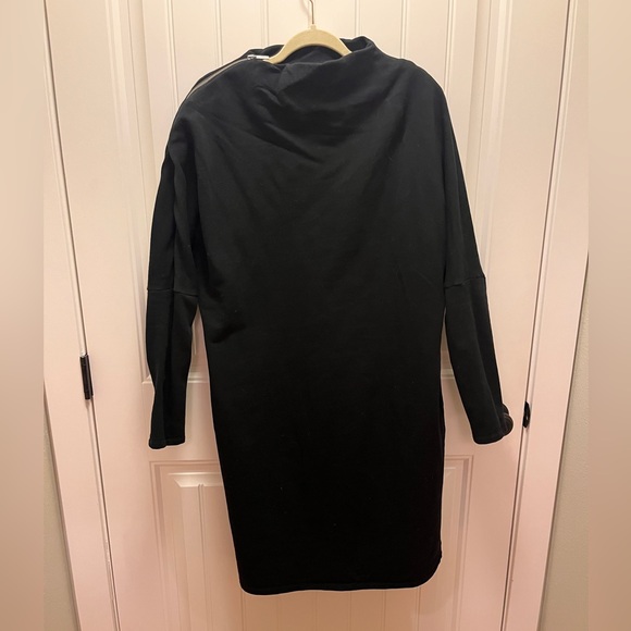 MarcellaModa / Marcella NYC  zip sleeve sweatshirt dress - Picture 3 of 5